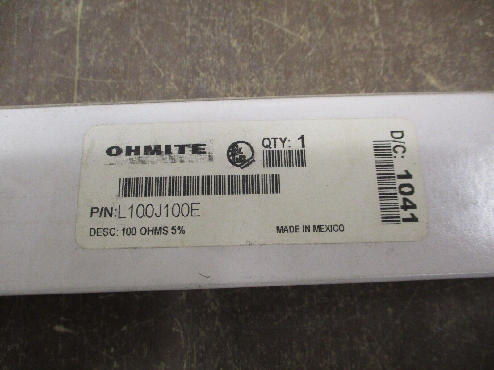 Ohmite Resistor L100J100E 100 ohms New Surplus