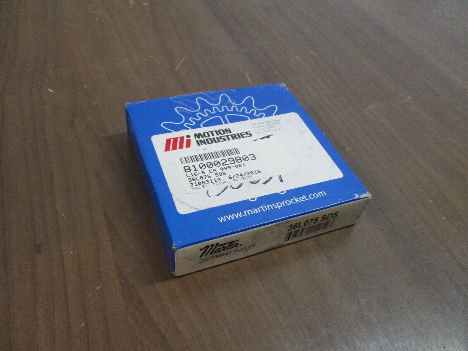 Martin QD Timing Pulley 36L075 SDS New Surplus
