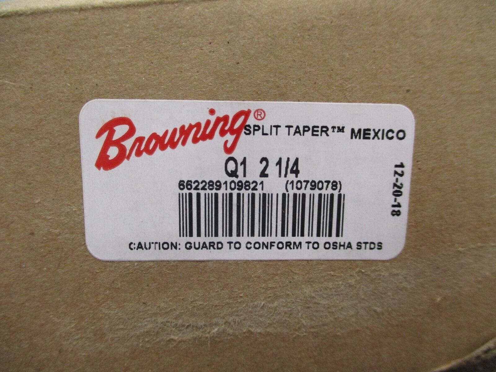 Browning Split Taper Bushing Q1 2 1/4 New Surplus