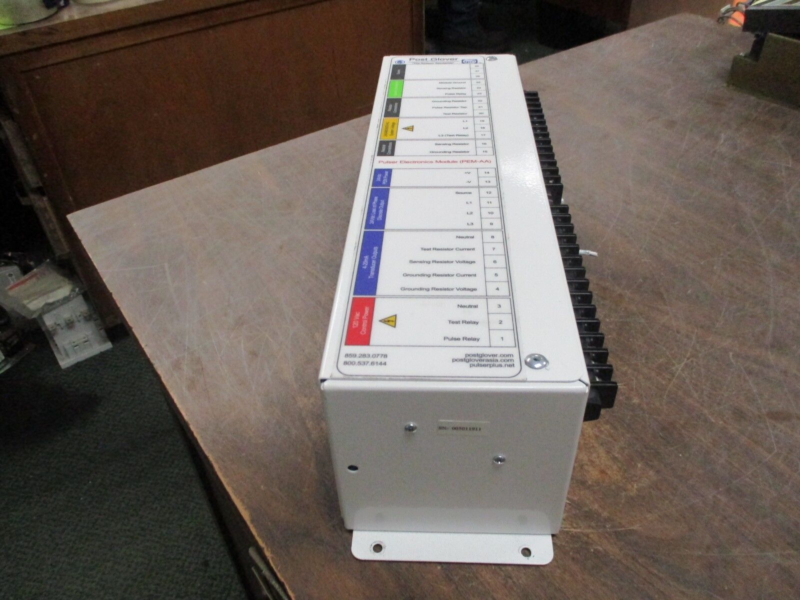 Post Glover Pulser Electronics Module PEM-AA Control: 240/480/600V Used