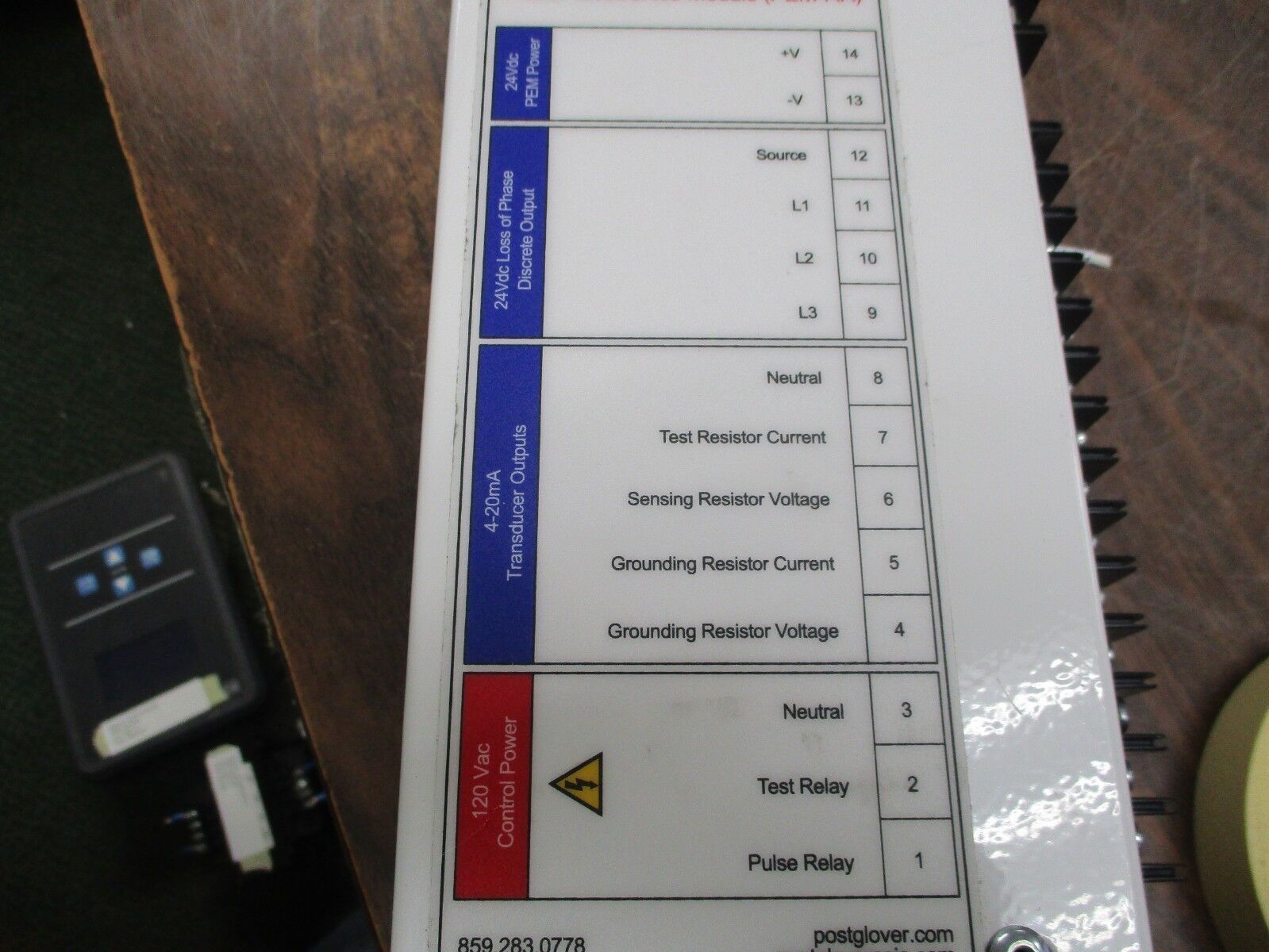 Post Glover Pulser Electronics Module PEM-AA Control: 240/480/600V Used