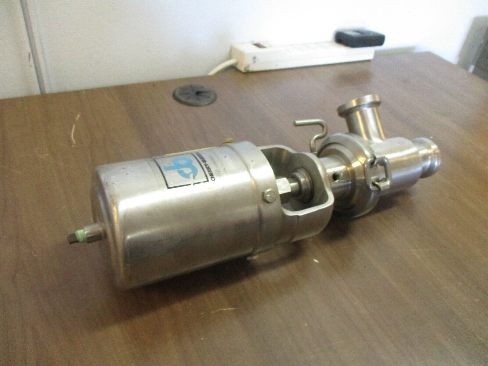 Cherry-Burrell Air Actuated Valve Size: 1 3/4" Stainless Steel Used