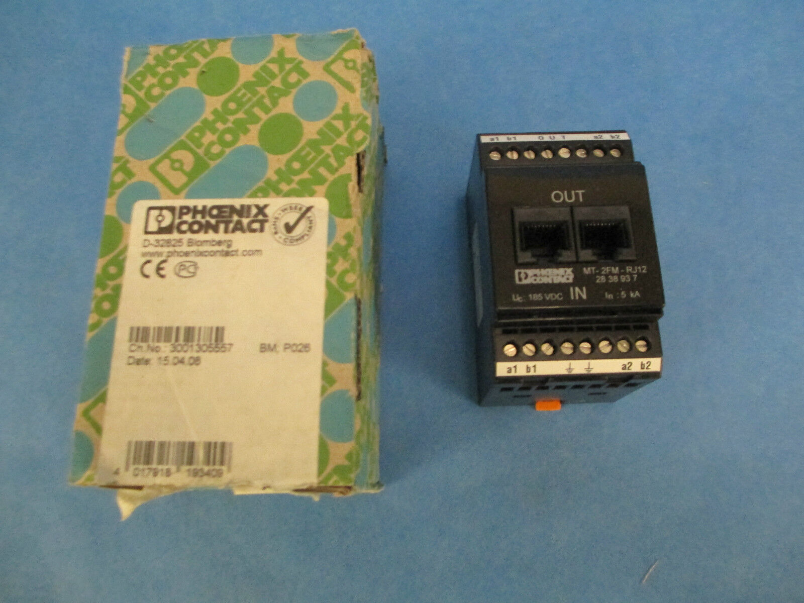 Phoenix Contact Surge Protection MT-2FM-RJ12 New in Box!!!
