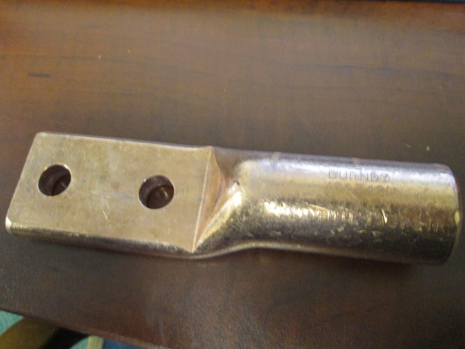 Burndy Copper Crimp Lug YCA34-2N 500KCMIL 2-Hole New Surplus
