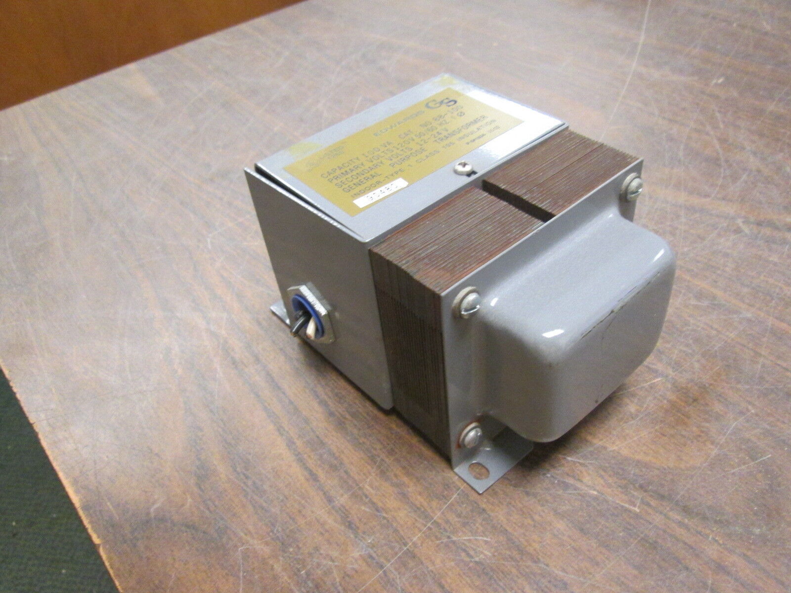 Edwards Transformer 88-100 100VA Pri: 120V Sec: 12-24V 1Ph Used