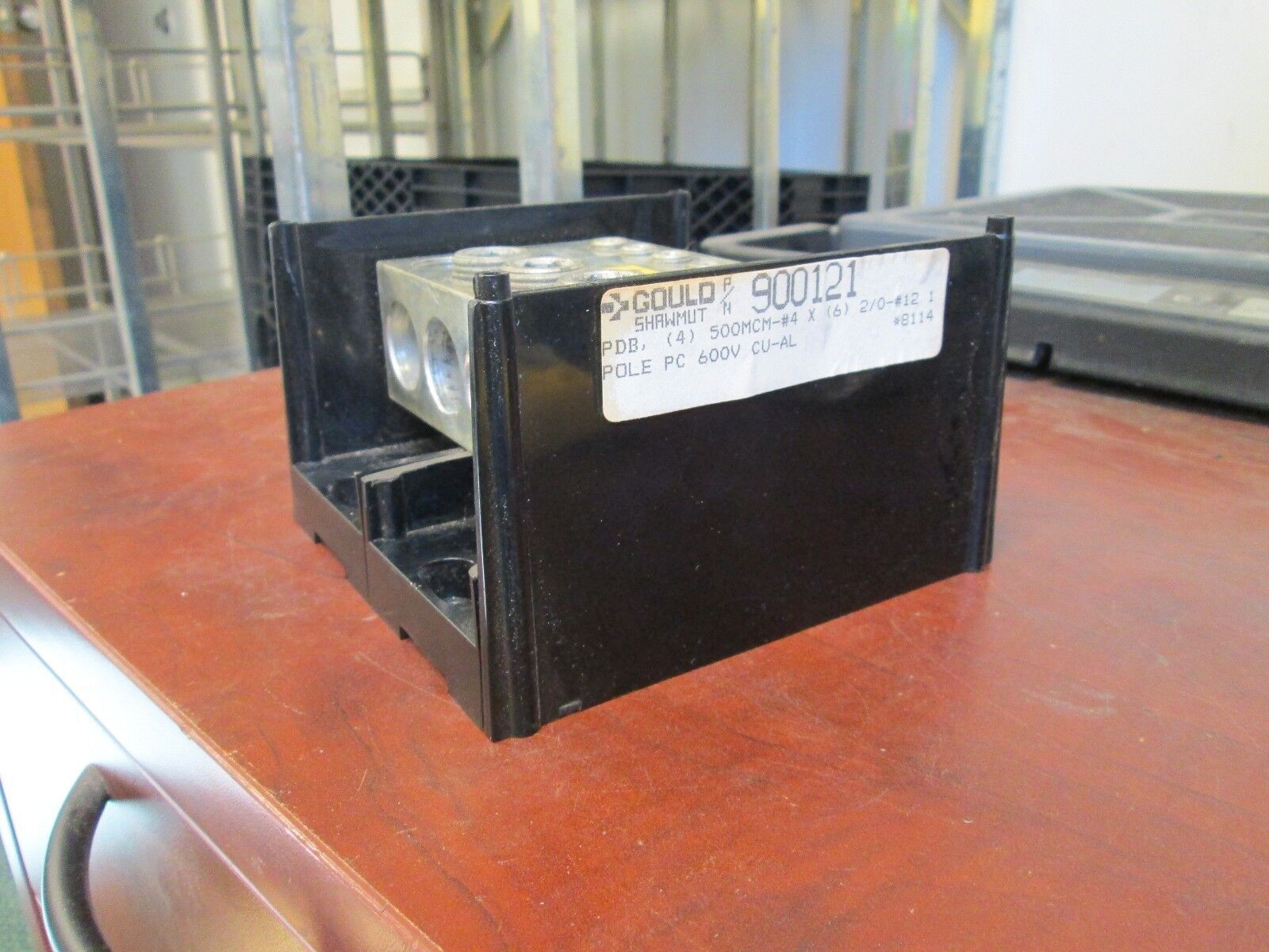 Gould Terminal Block 900121 Line: (4) 500MCM Load: (6) 210 #12 Used