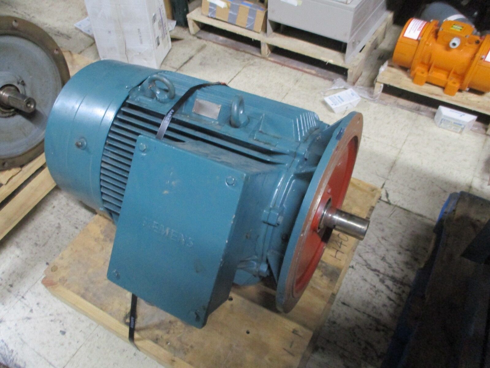 Siemens AC Motor 1LA6 250-2AB91-Z 125HP 3600RPM 440V 60Hz 93kW 142FLA Used