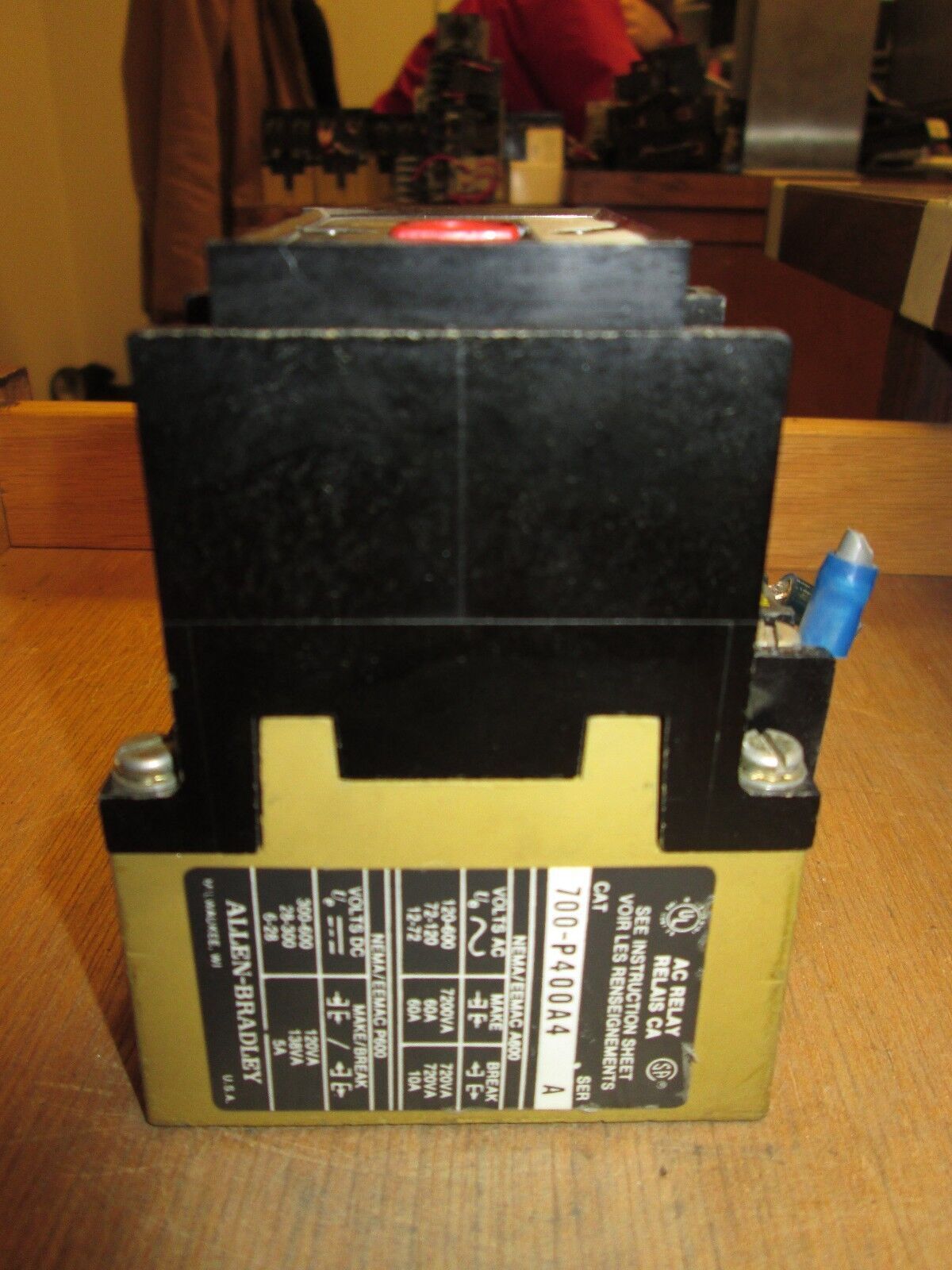 Allen-Bradley Relay 700-P400A4 460-480V coil Used