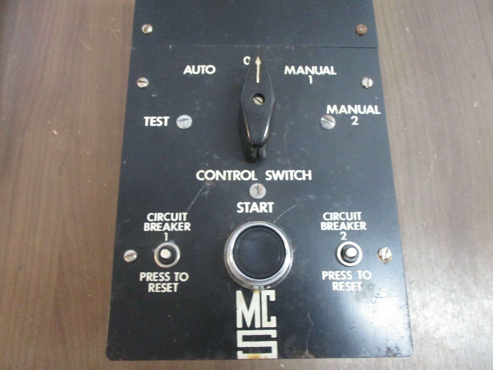 MCS Control Switch Assembly *Missing (1) Light Cover* Used
