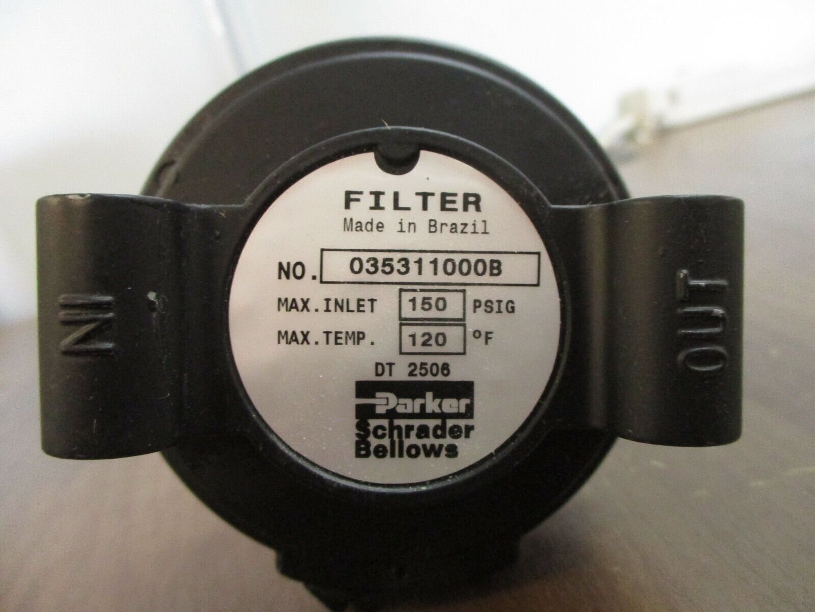 Parker Filter 035311000B 150PSIG 120°F New Surplus