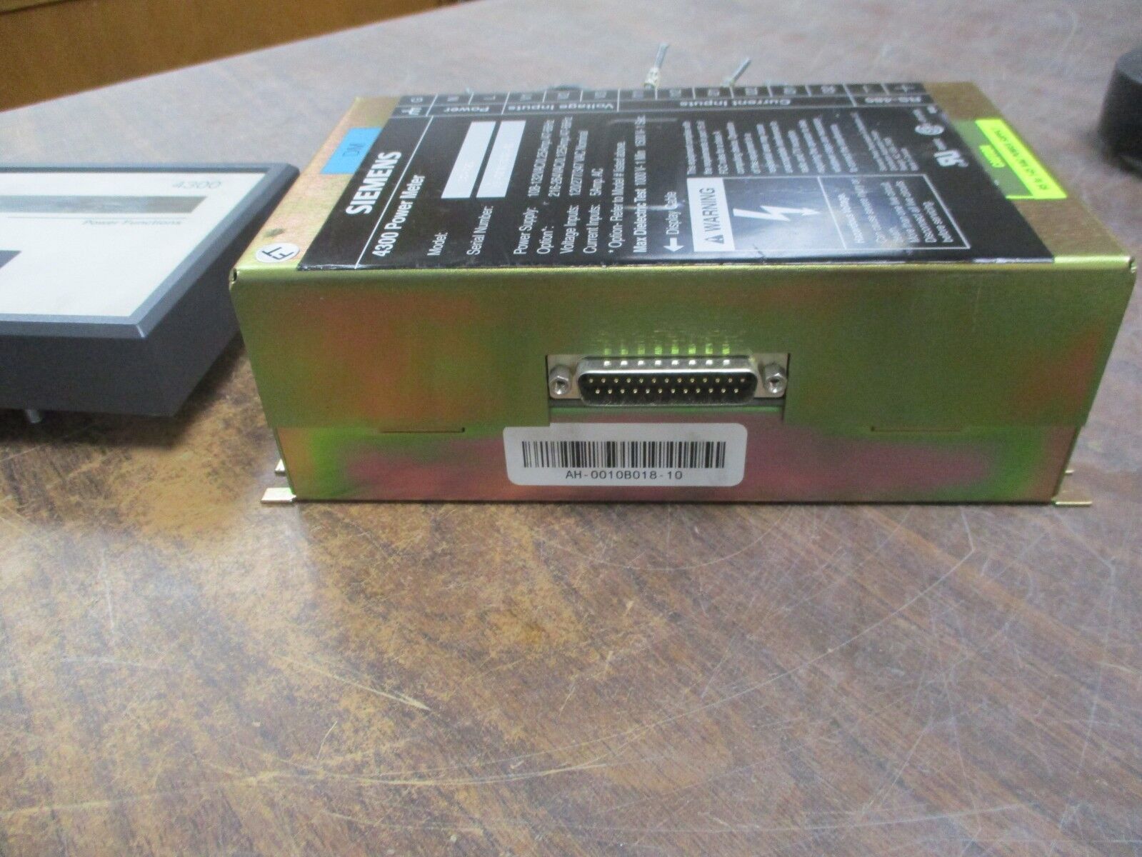 Siemens 4300 Power Meter & Display DC-120 4300 Display Module *No Cable* Used