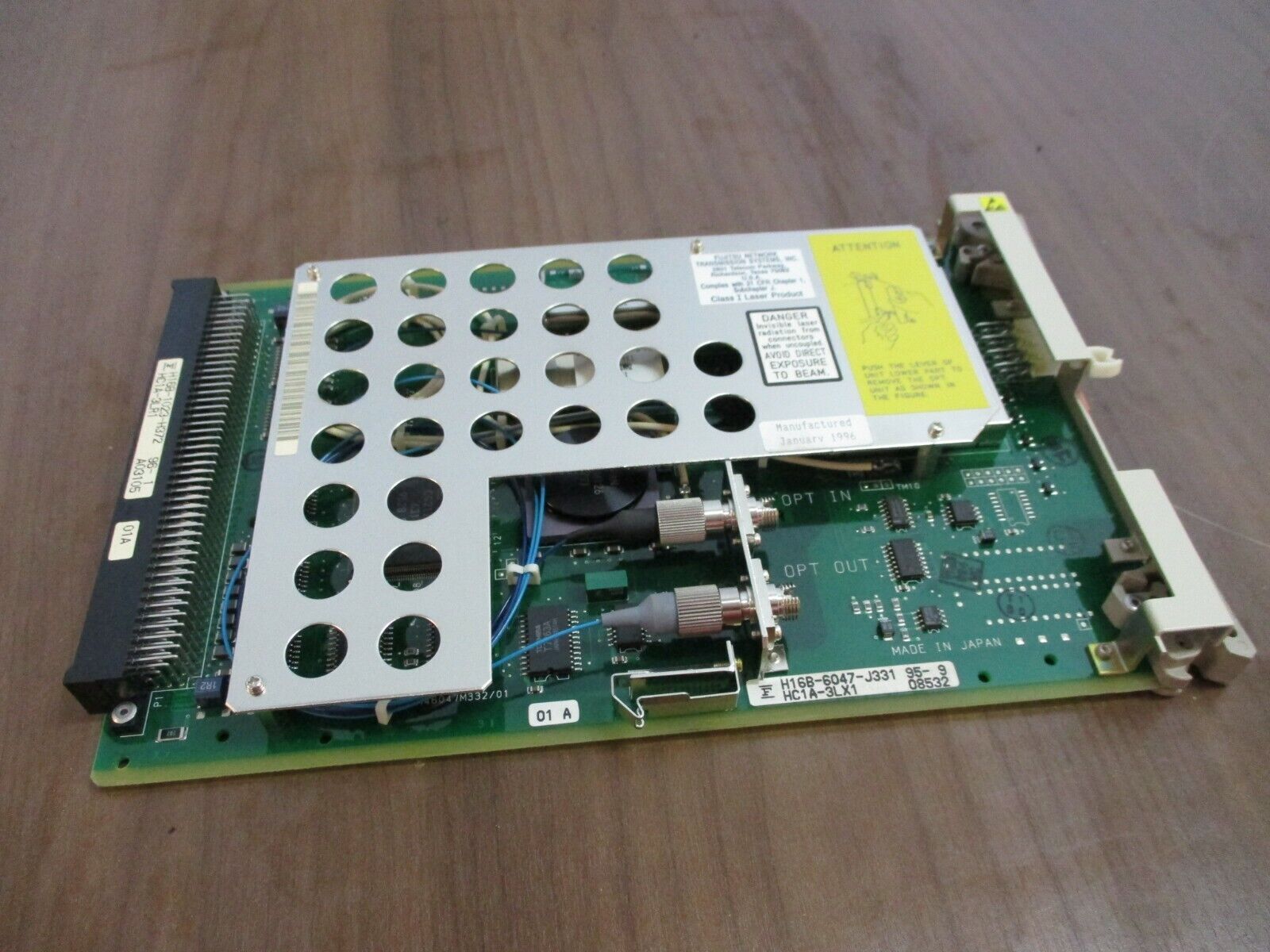 Fujitsu OC3 HS Channel Card Part #: FC9612H3L1 Used
