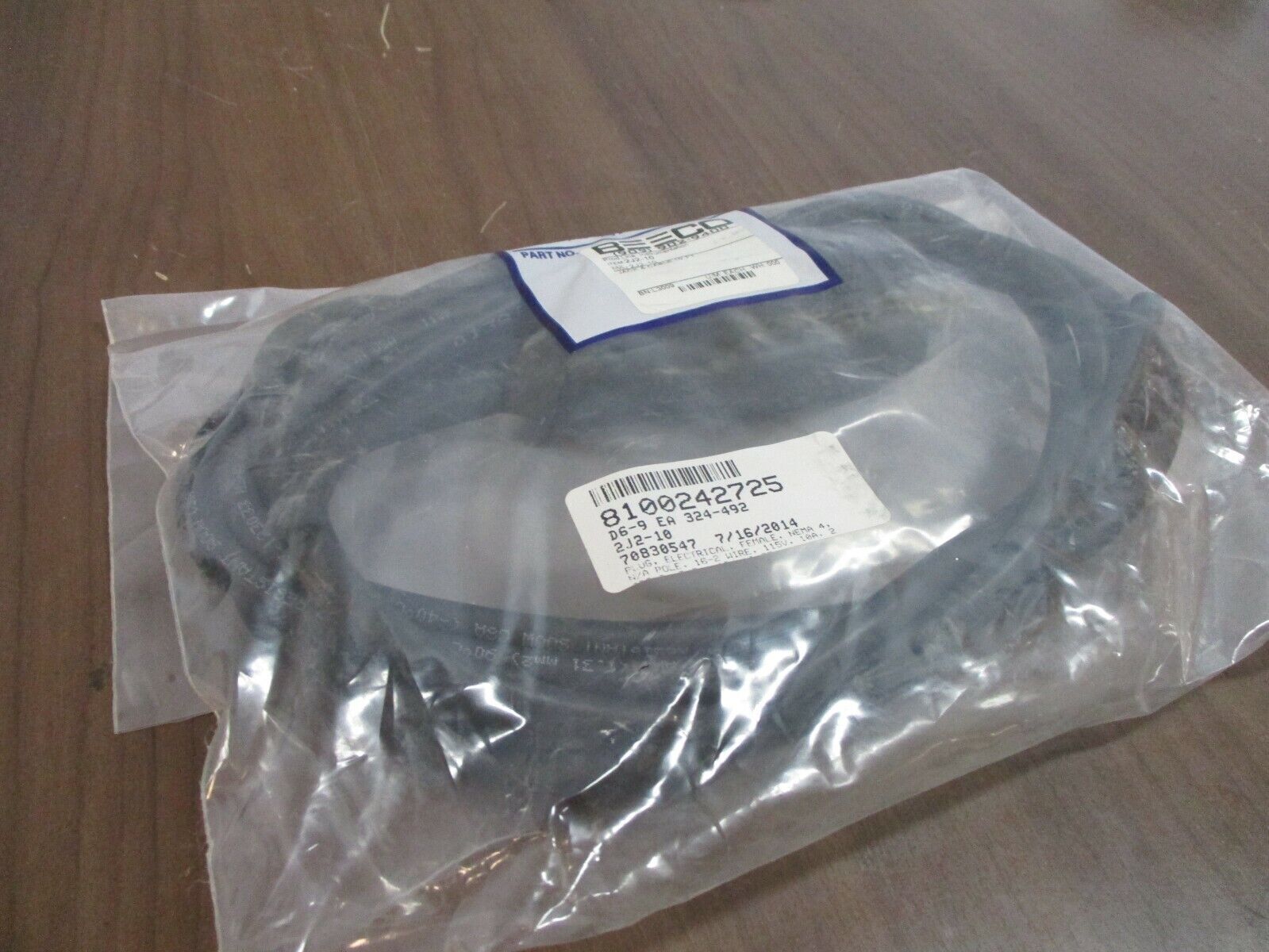 BEECO Jack & Cable 2J2-10 10' New Surplus