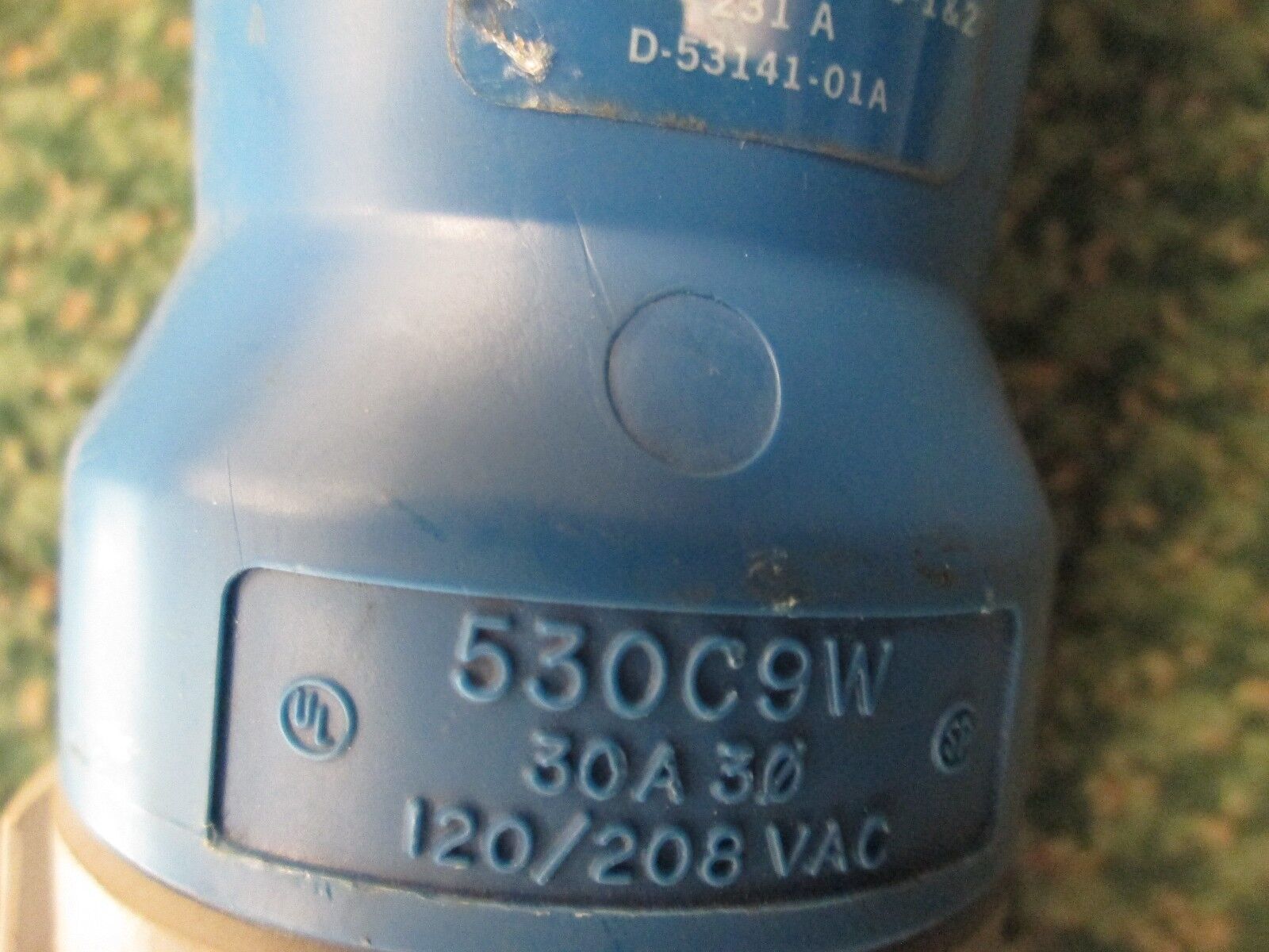 Hubbell Connector 530C9W 30A 120/208V 4P 5W 3Ph Watertight Used