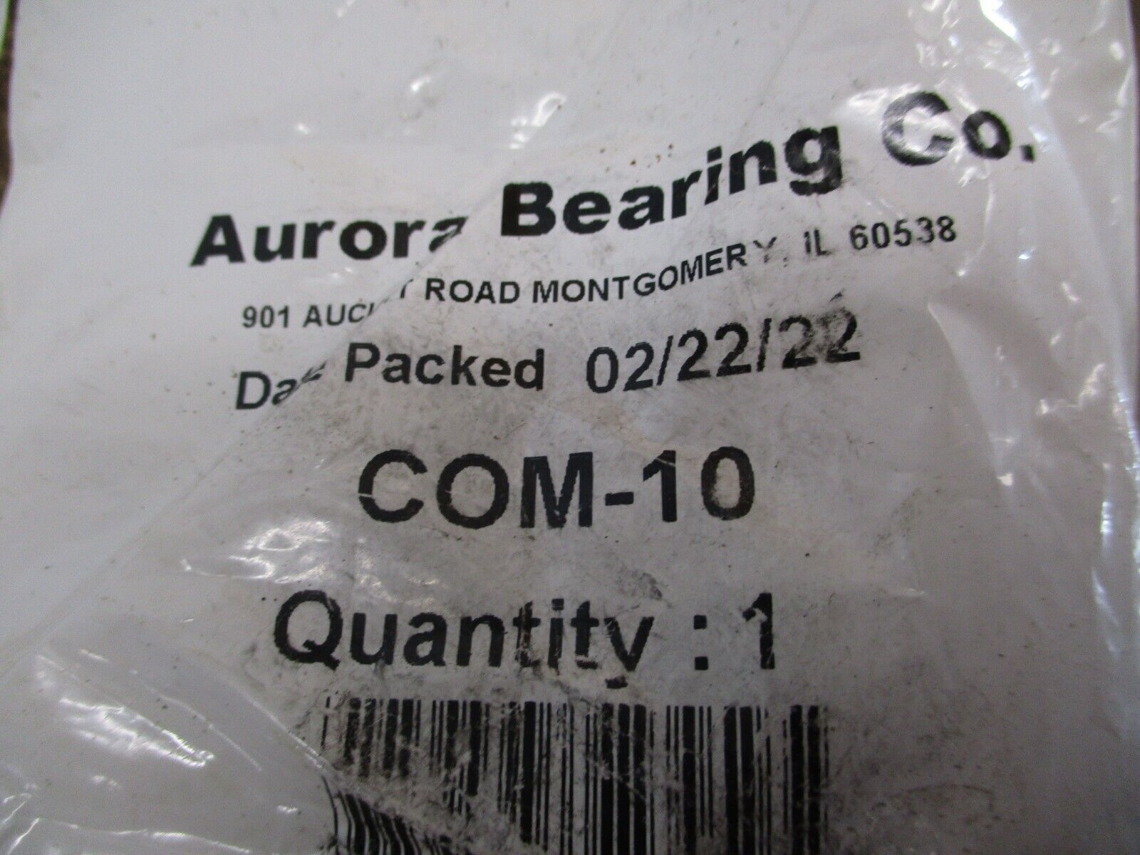 Aurora Bearing Co. Spherical Bearing COM-10 *Lot of 2* New Surplus