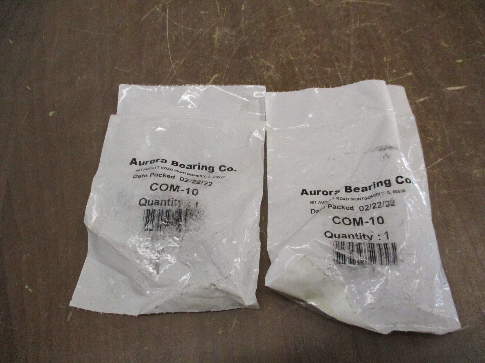 Aurora Bearing Co. Spherical Bearing COM-10 *Lot of 2* New Surplus