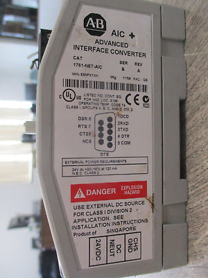 Allen-Bradley Advanced Interface Converter 1761-NET-AIC Ser. A Used