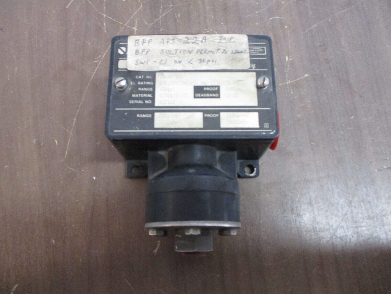 Ashcroft Pressure Switch B464V XG6 400PSI Used