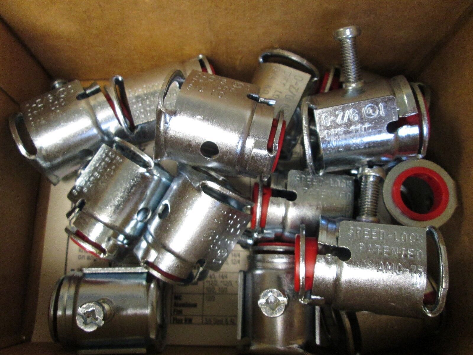 O-Z/Gedney 3/4" Speed Lock Connector AMC-75 *Lot of 14* New Surplus