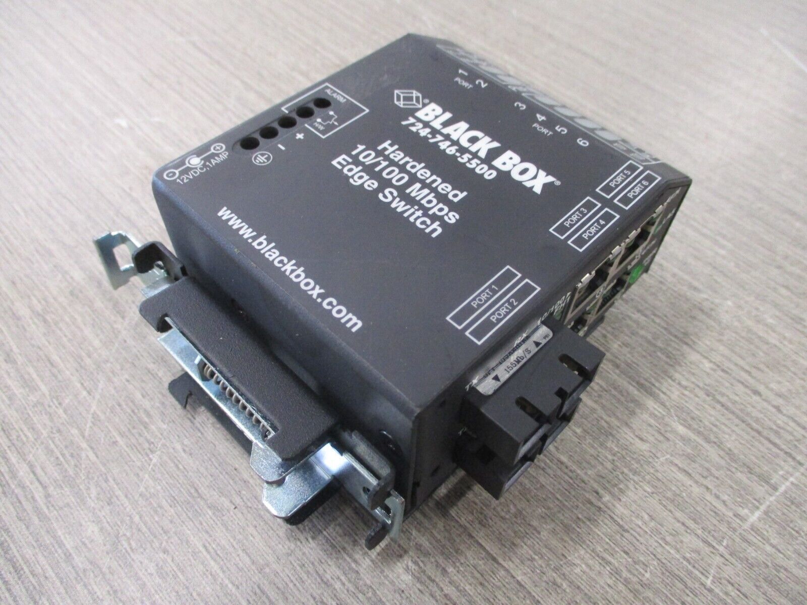 Black Box Hardened 10/100 Mbps Edge Switch LBH240A-HD-SC-24 Used