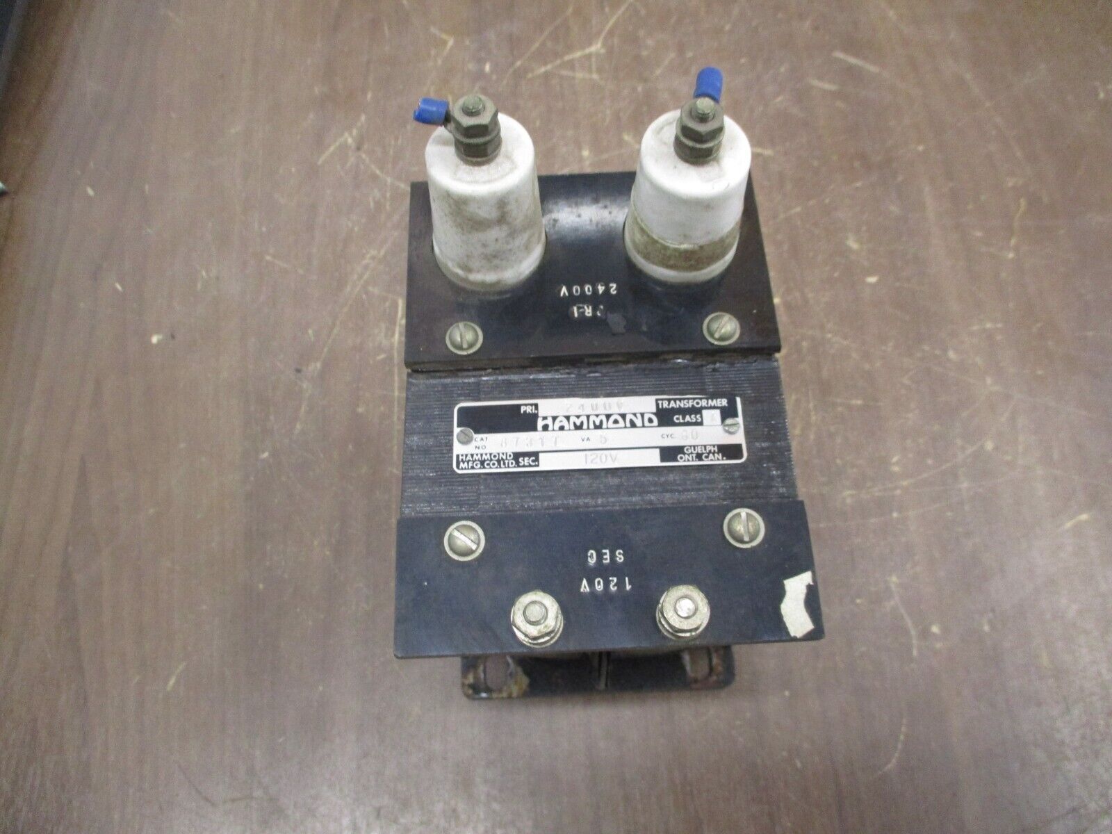 Hammond Transformer 87317 5VA Pri: 2400V Sec: 120V 60Hz Used