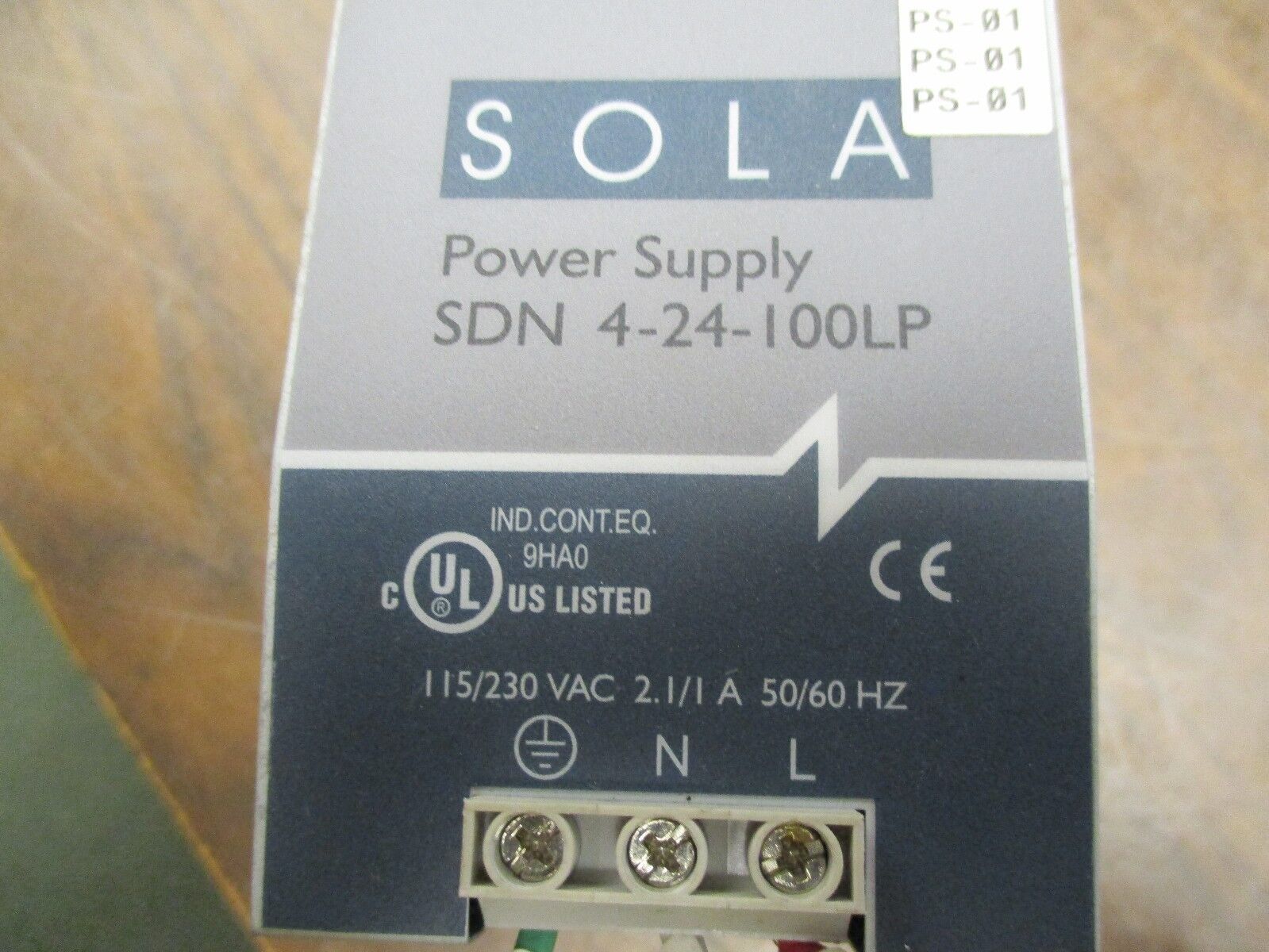 Sola Power Supply SDN 4-24-100LP Used