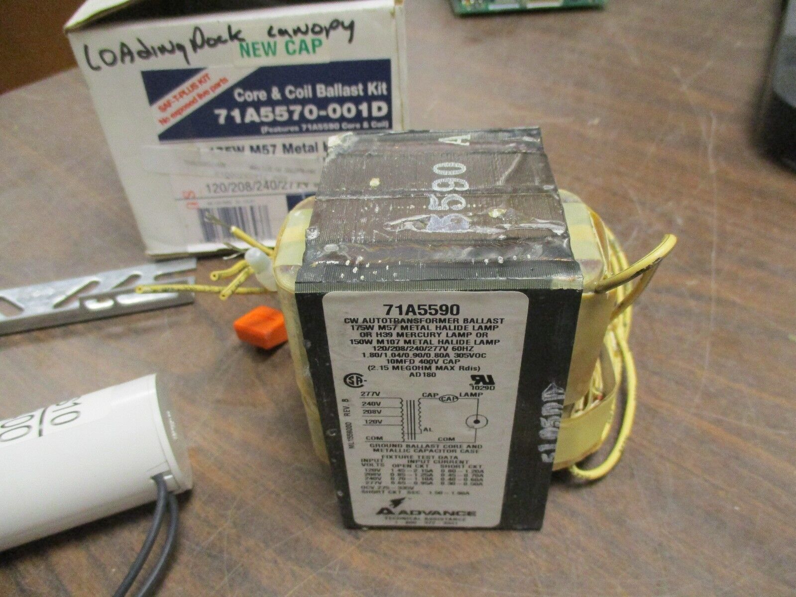 Advance Core & Coil Ballast Kit 71A5570-001D 120/208/240/277V 60Hz New Surplus