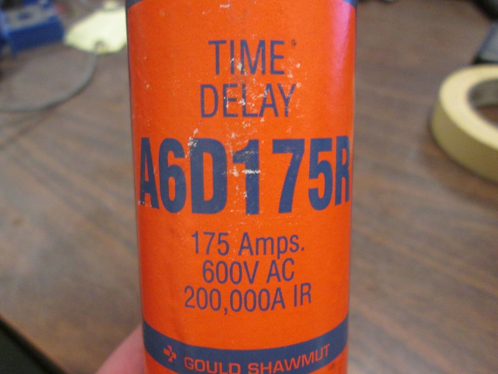 Gould Shawmut Amp-Trap 2000 Fuse A6D175R 600V 175A Used
