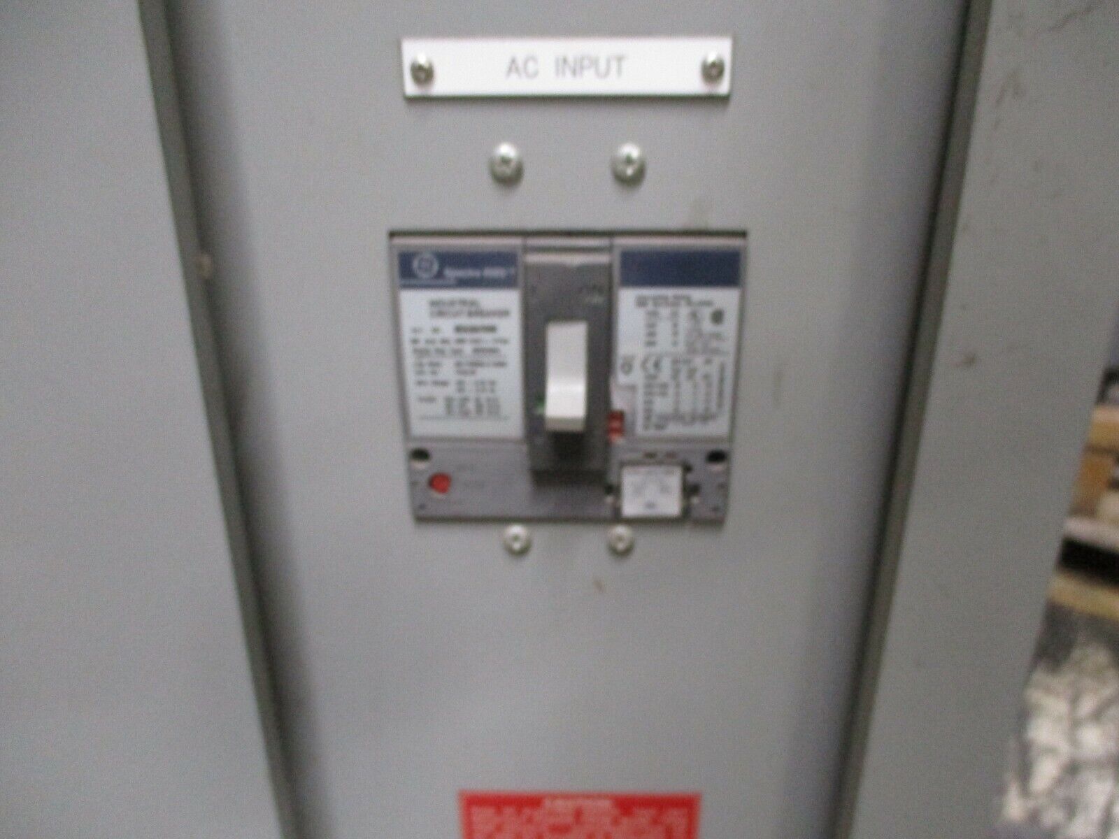 Ametek 200A Battery Charger BCR12200-48-13-60 Output: 130VDC 200A Used