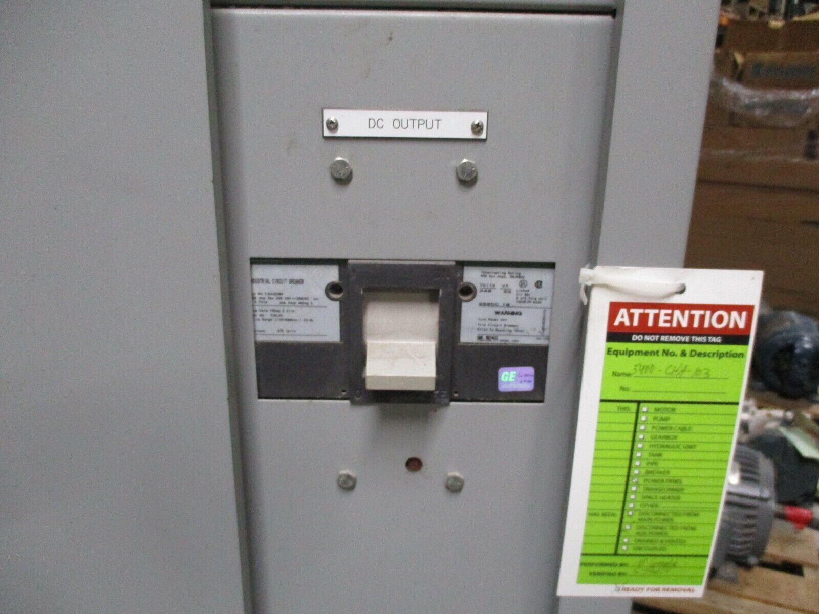 Ametek 200A Battery Charger BCR12200-48-13-60 Output: 130VDC 200A Used