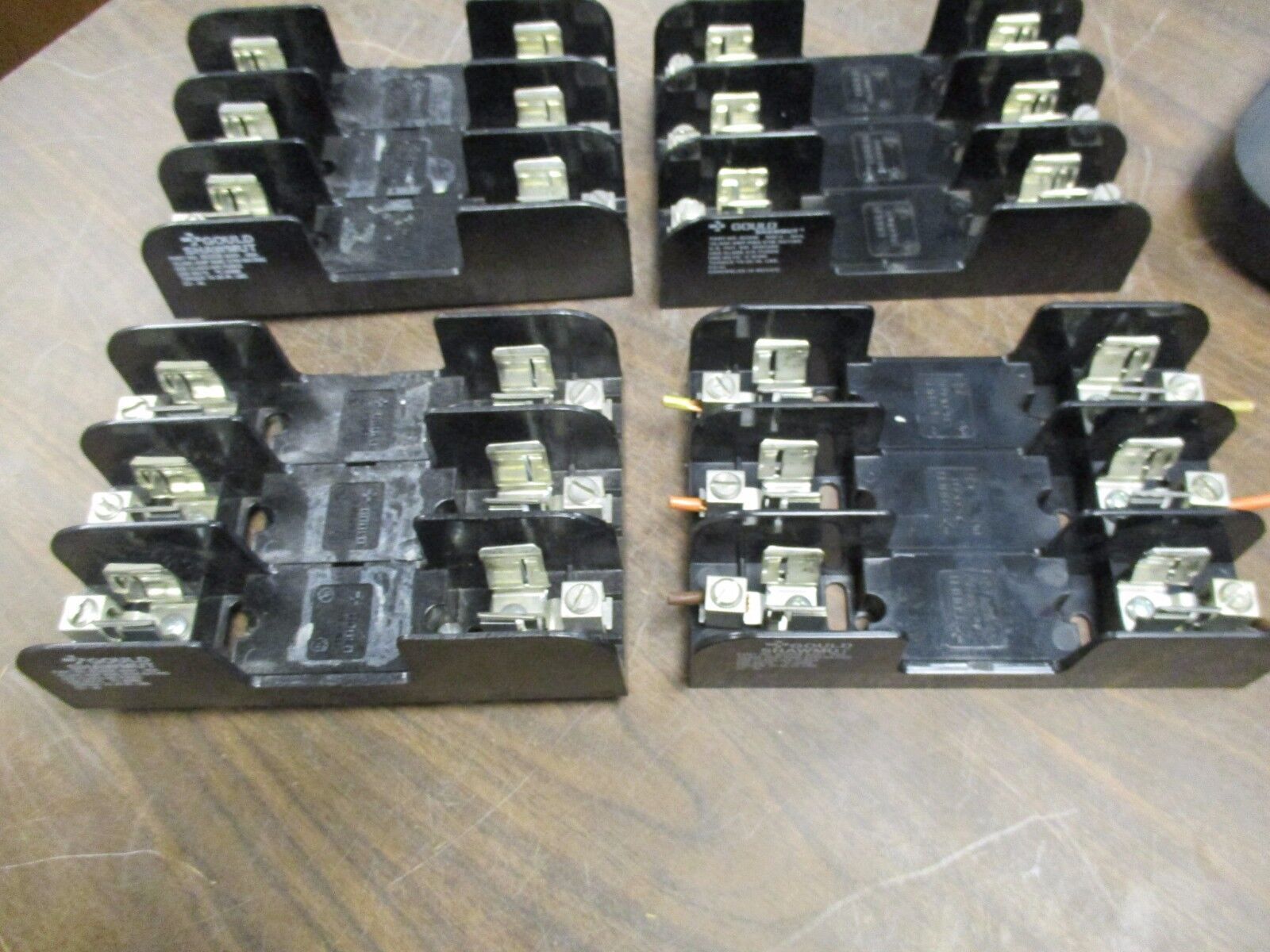 Gould Shawmut Fuse Holder 60308 30A 600V, 3P *Lot of 4* Used