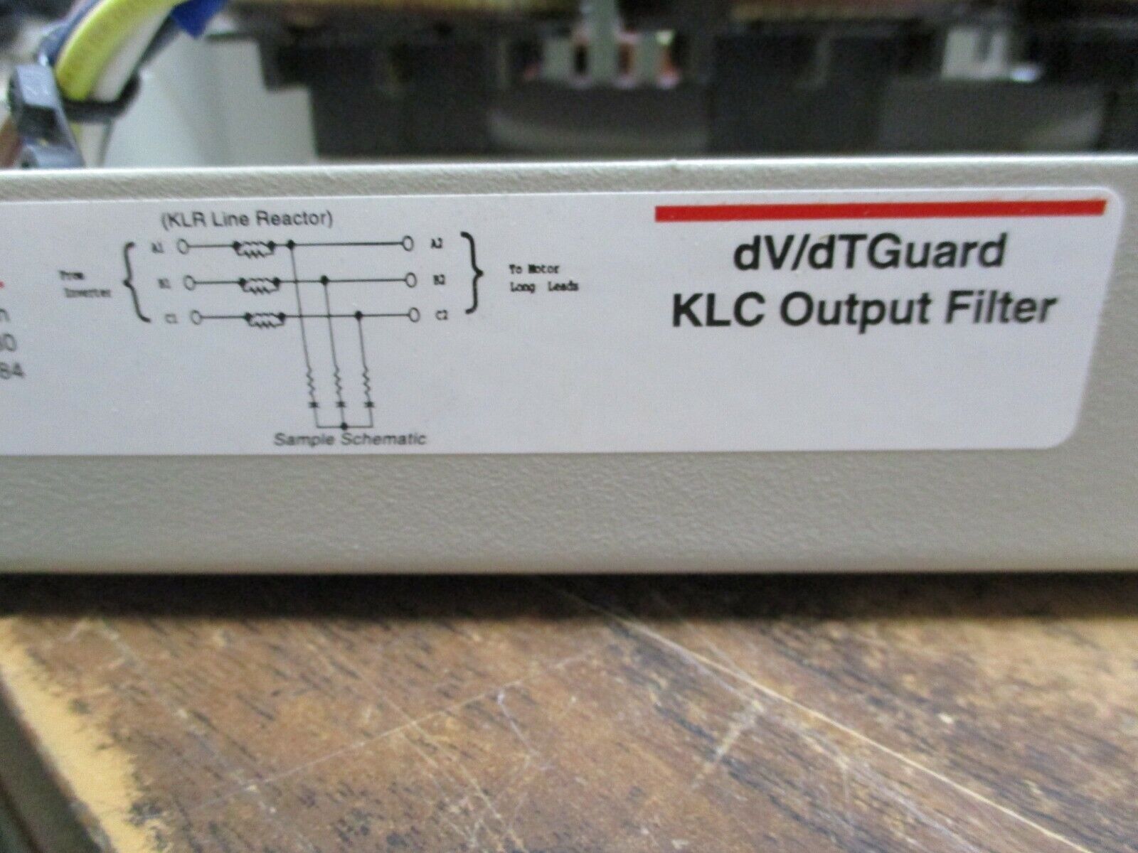 TCI dV/dT Guard KLC Output Filter KLCUL45A 45A 600V 60Hz 3Ph Used