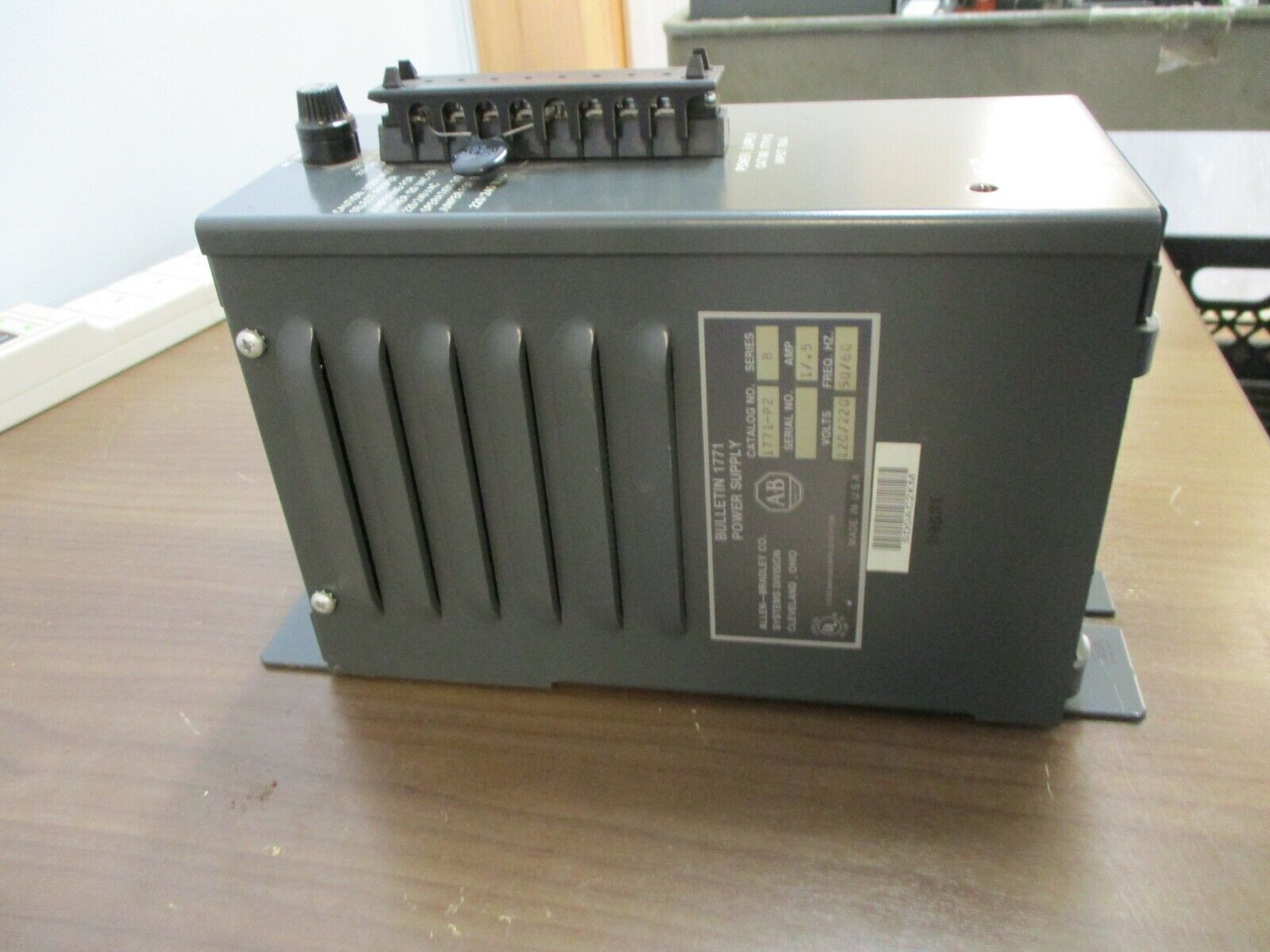 Allen-Bradley Power Supply 1771-P2 Ser. B 75VA 120/220V 50/60Hz 1/0.5A Used