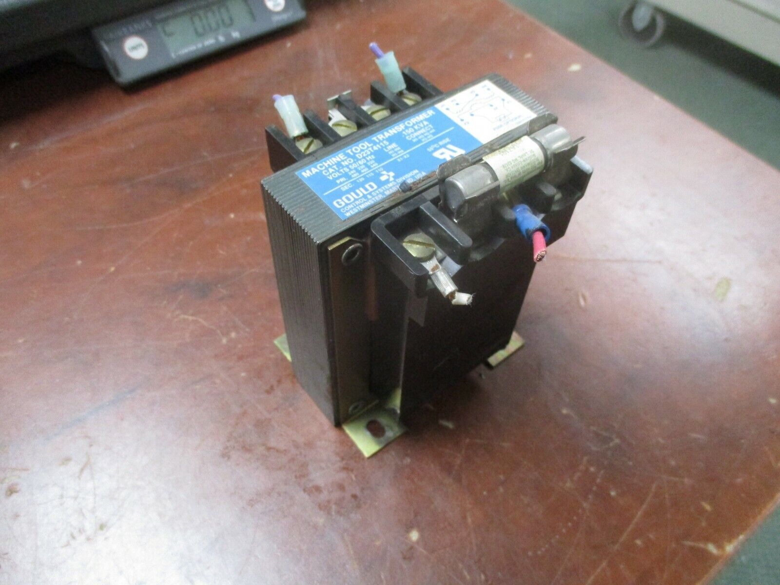 Gould Transformer D23T4115 0.150KVA Pri: 240/480V Sec: 120V 50/60Hz Used