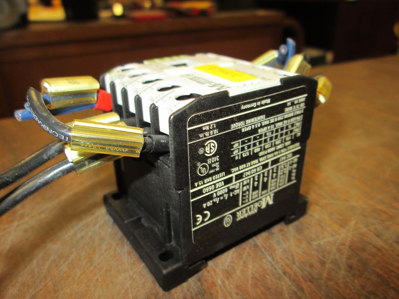 Klockner Moeller Contactor DIL EM-10-G 15A 600V Lots of 2 Used