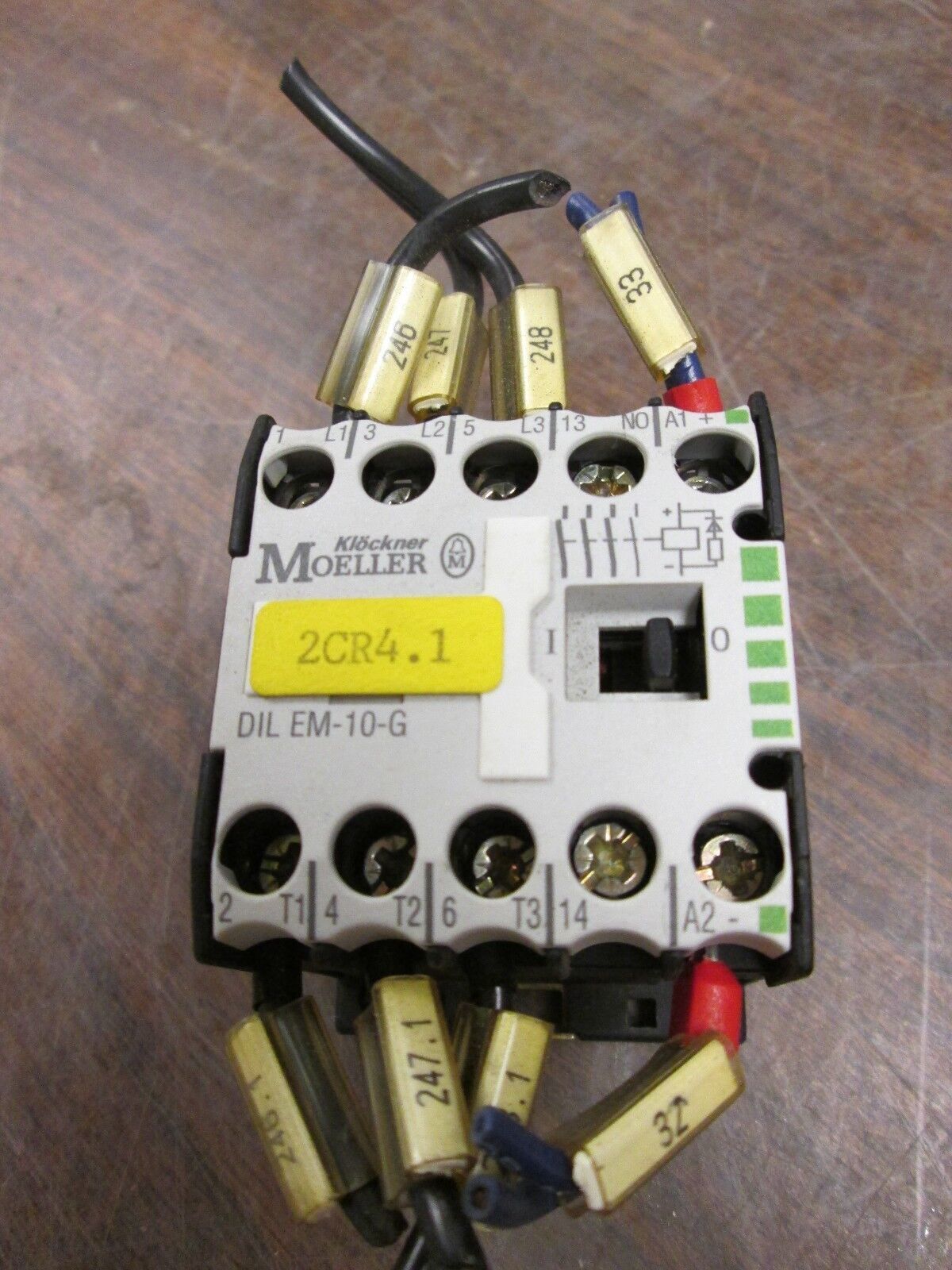 Klockner Moeller Contactor DIL EM-10-G 15A 600V Lots of 2 Used