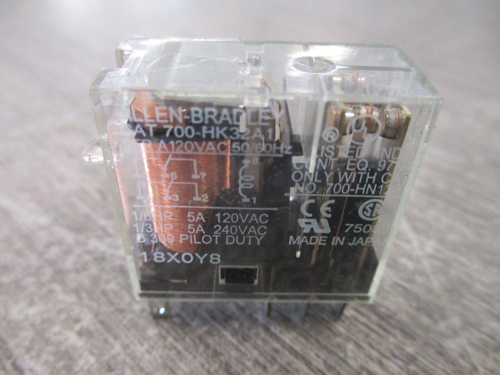 Allen-Bradley Relay 700-HK32A1 120V *Lot of 5* Used