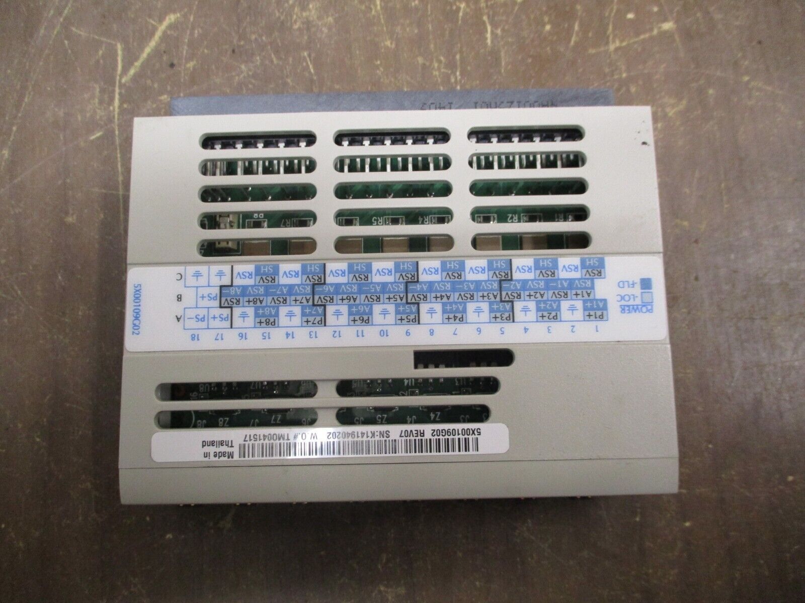 Emerson Ovation HART High Performance Analog Input Module 5X00109G02 Rev. 07