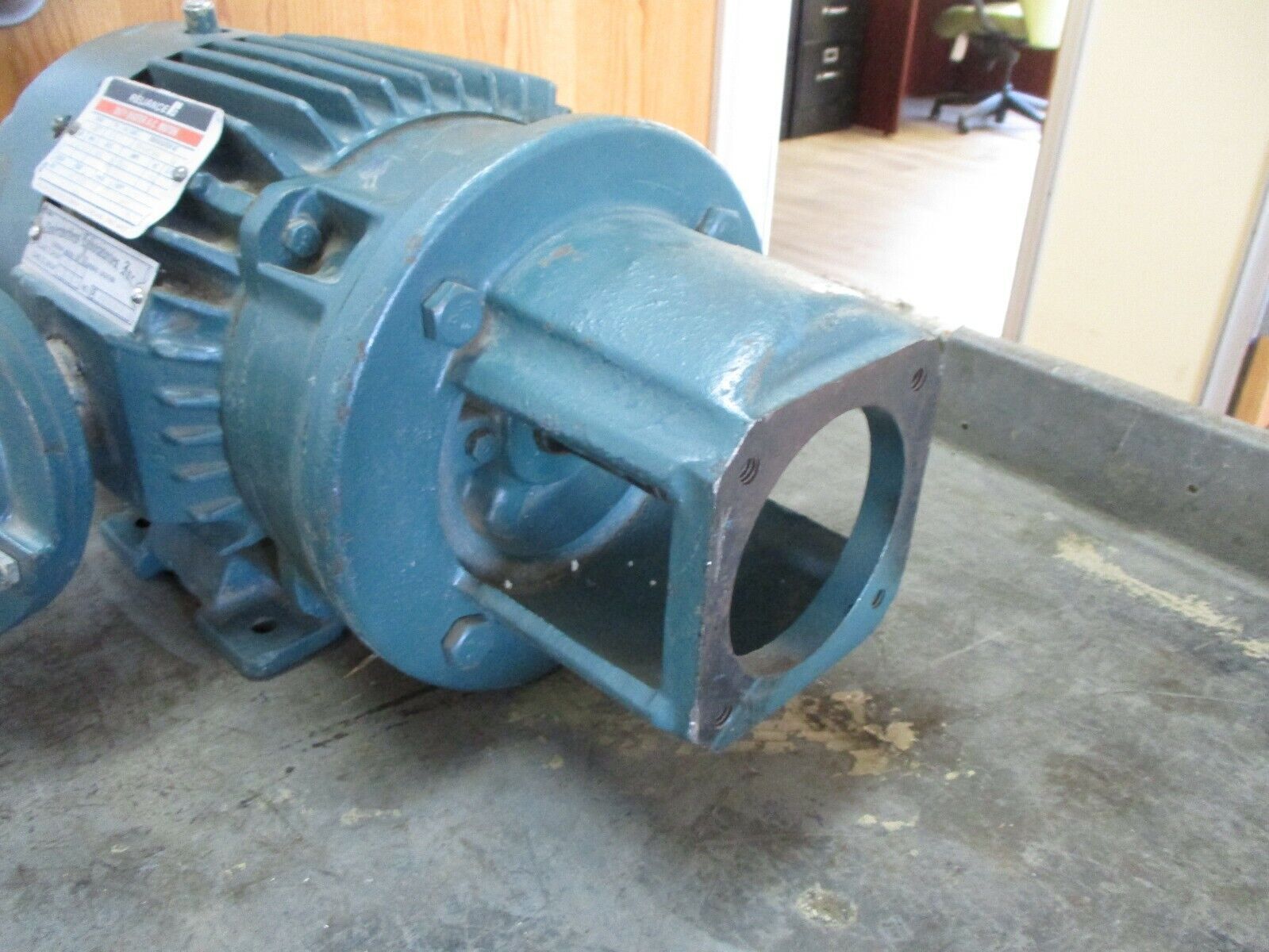 Reliance AC Motor Y246812A6 DW 3HP 1800RPM 200V 10.5A 60Hz 3Ph Used