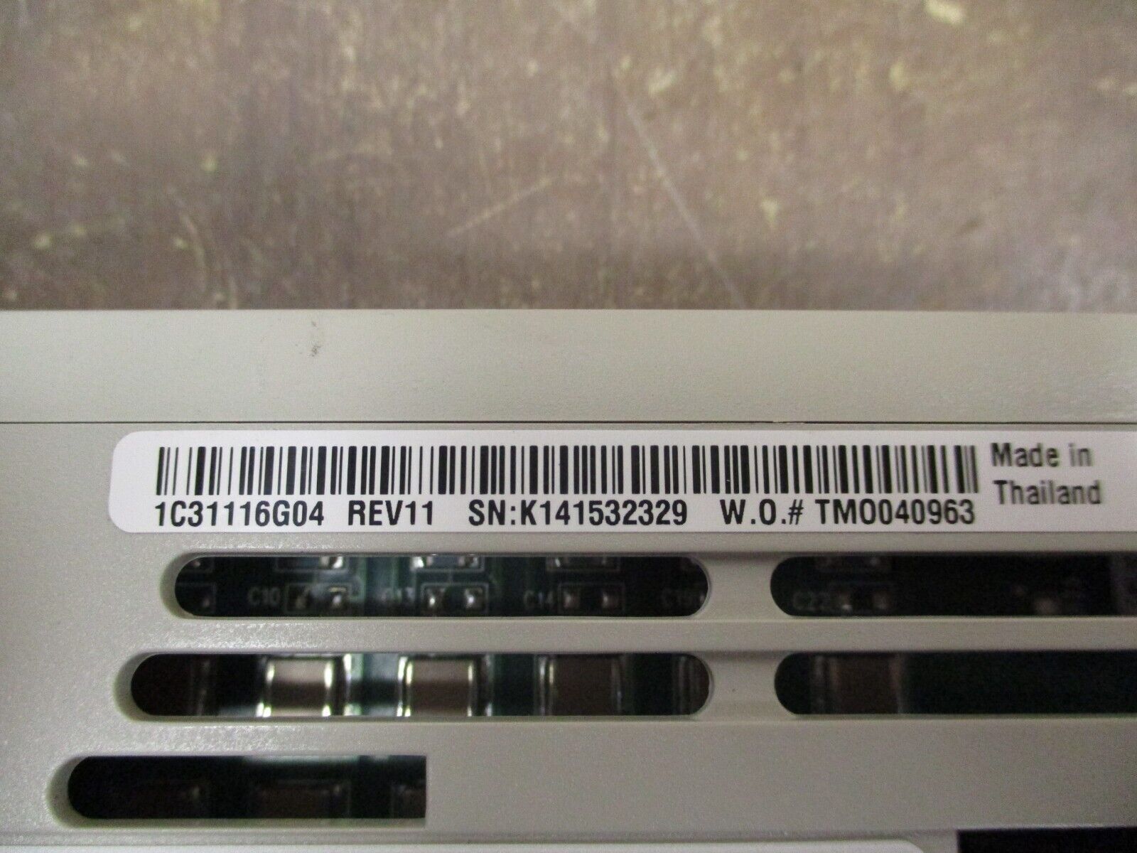 Emerson Ovation Analog Input Module 1C31116G04 Rev. 11 Used