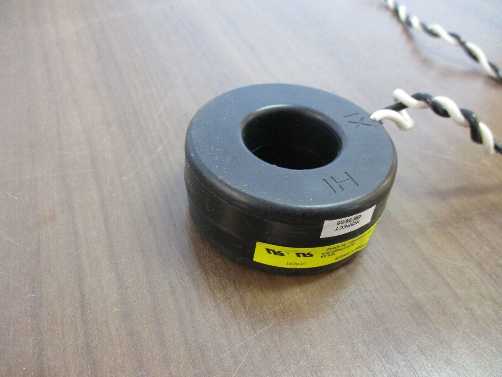 WICC, Current Transformer, part#: MW0200-L72, ratio 200:5A, 600V, used