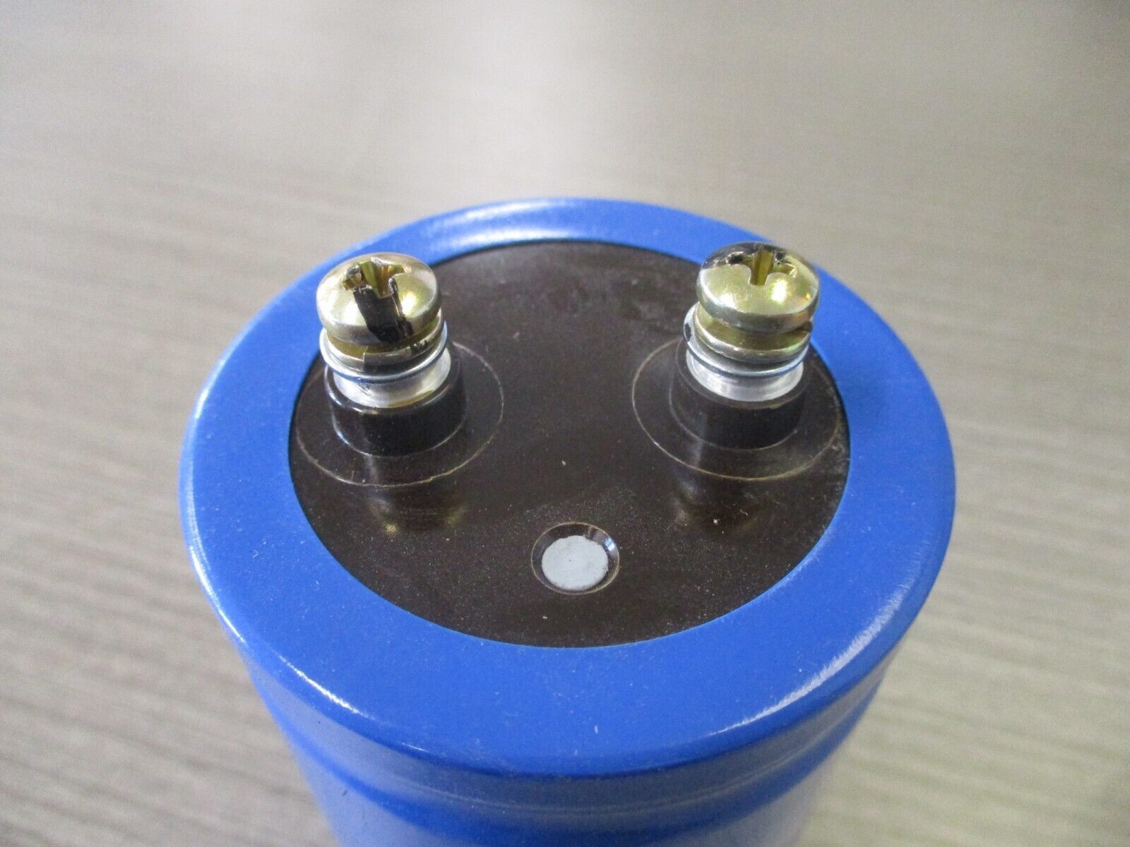 Nippon Chemi-Con Capacitor U36D292 300V 5800uF W/ Terminal Screw Used