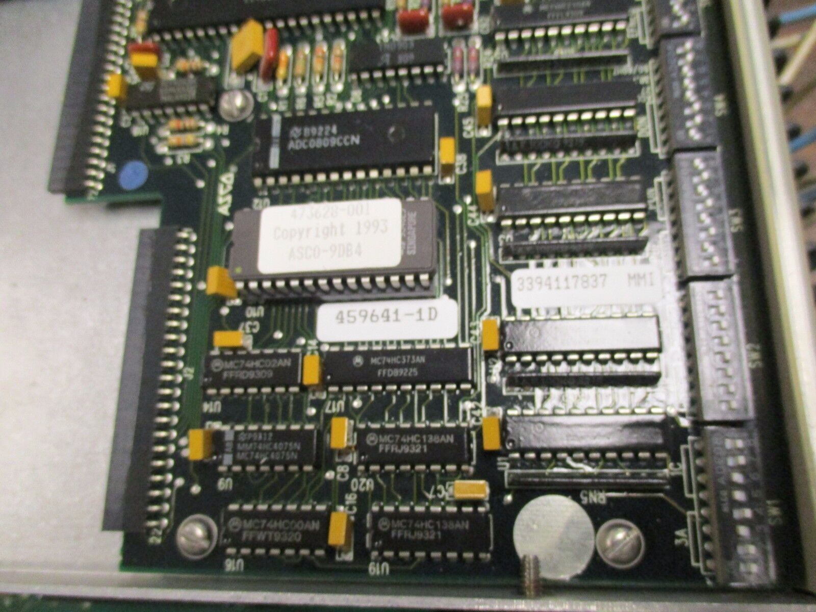 ASCO Generator Control Panel Synchropower Control System 24VDC Used