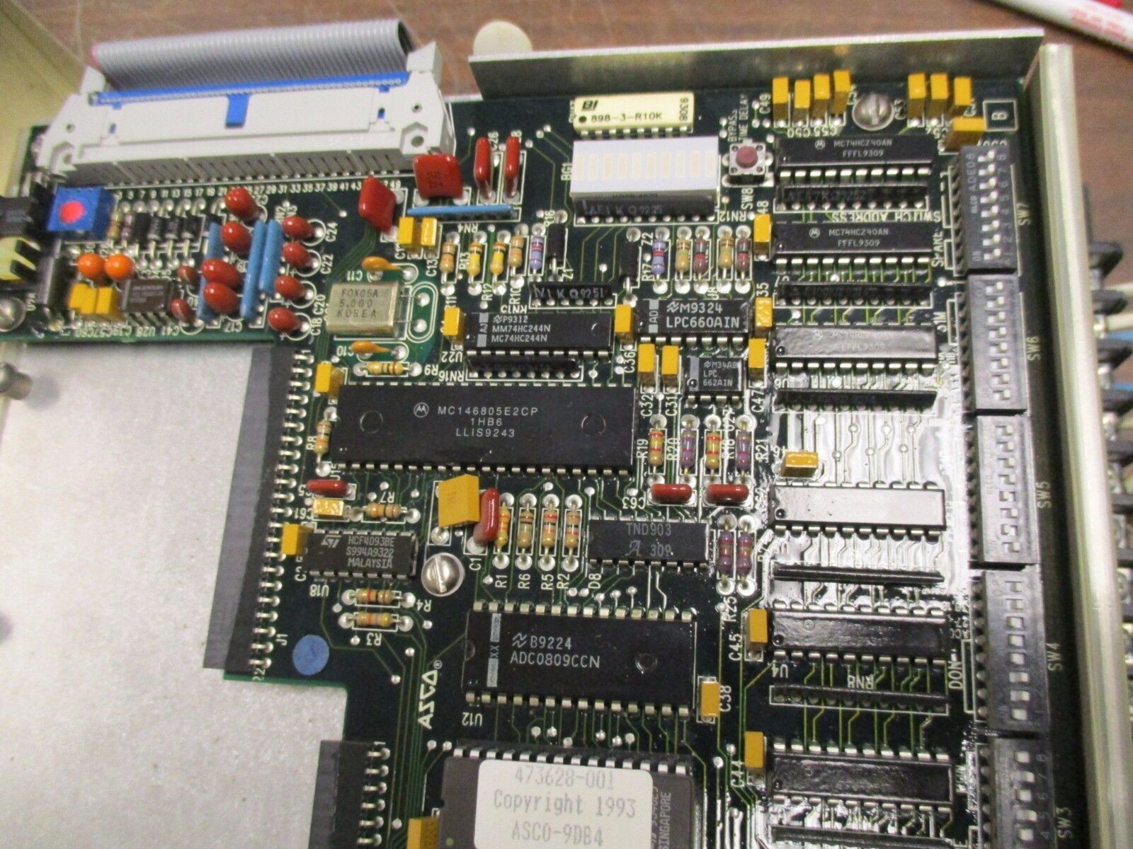 ASCO Generator Control Panel Synchropower Control System 24VDC Used