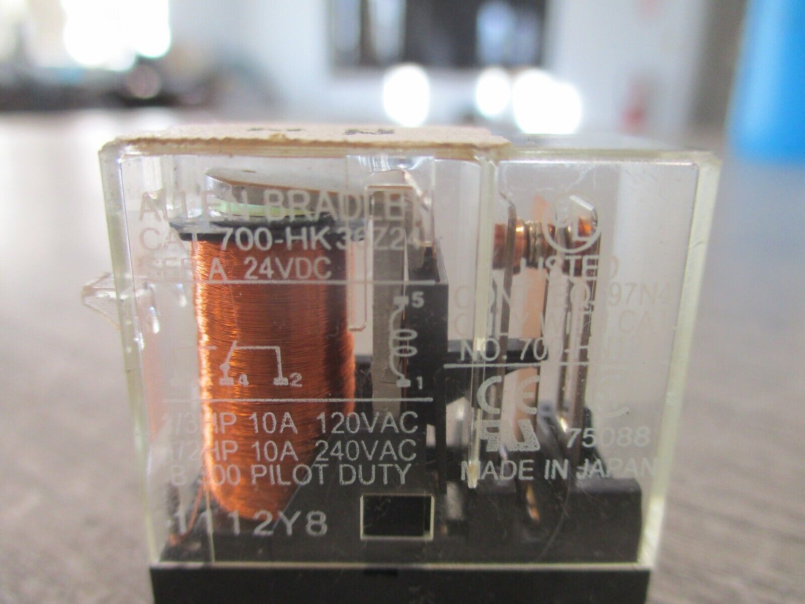 Allen-Bradley Relay 700-HK36Z24 24VDC *Lot of 4* Used
