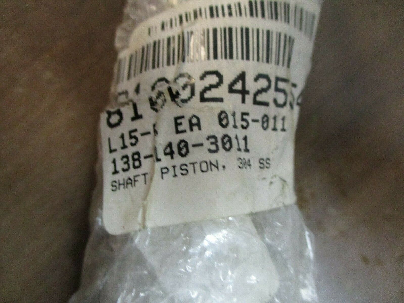 Misc. Brand Stainless Steel Piston Shaft 138-140-3011 Length: 11.5" *No Box*