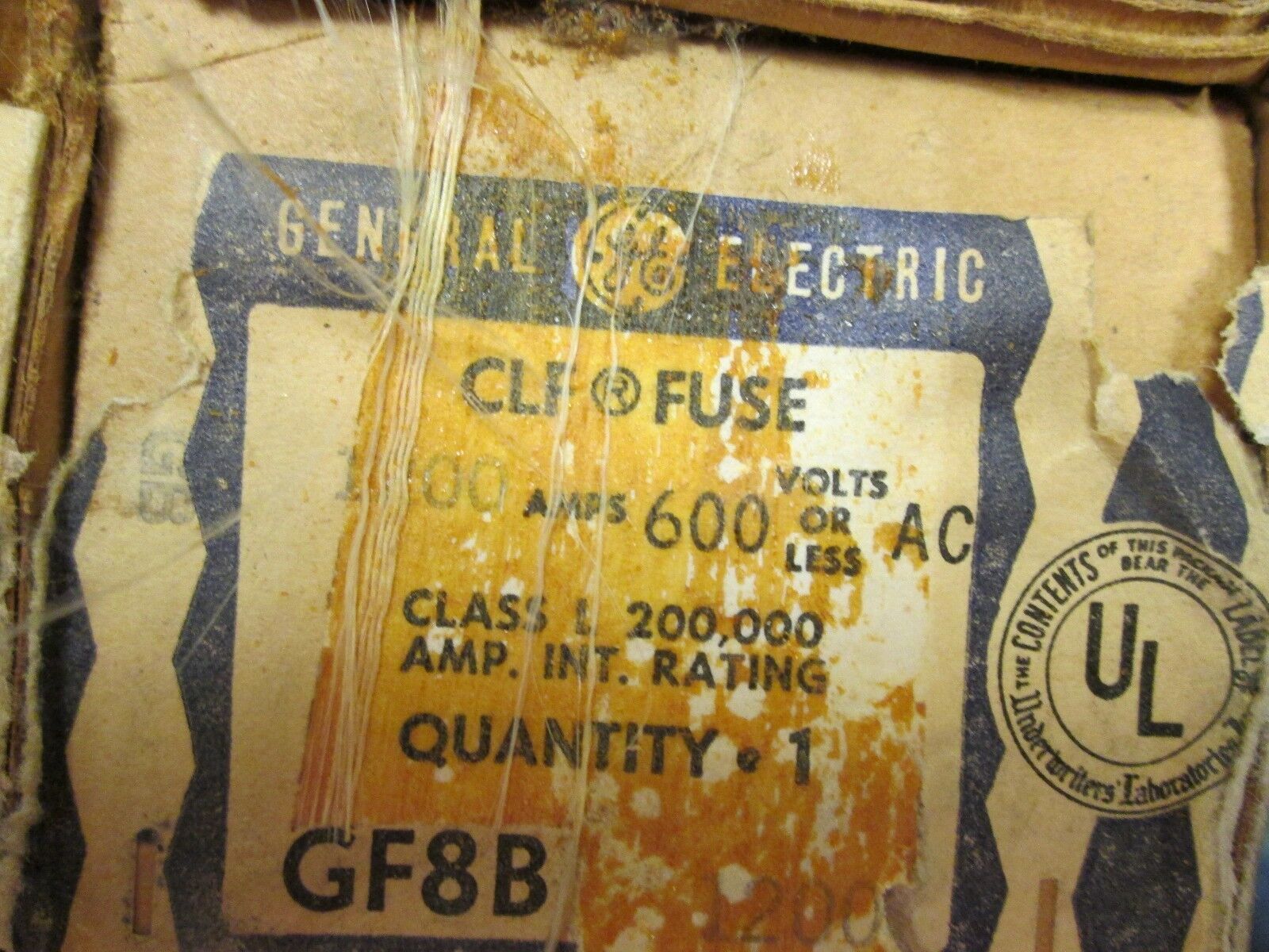 GE CLF Fuse GF8B 1200A 600V New