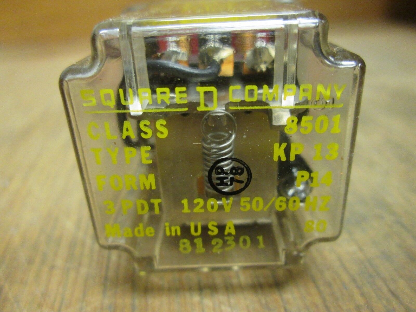 Square D Relay 8501 KP-13 120V Coil Lot of 2 New Surplus
