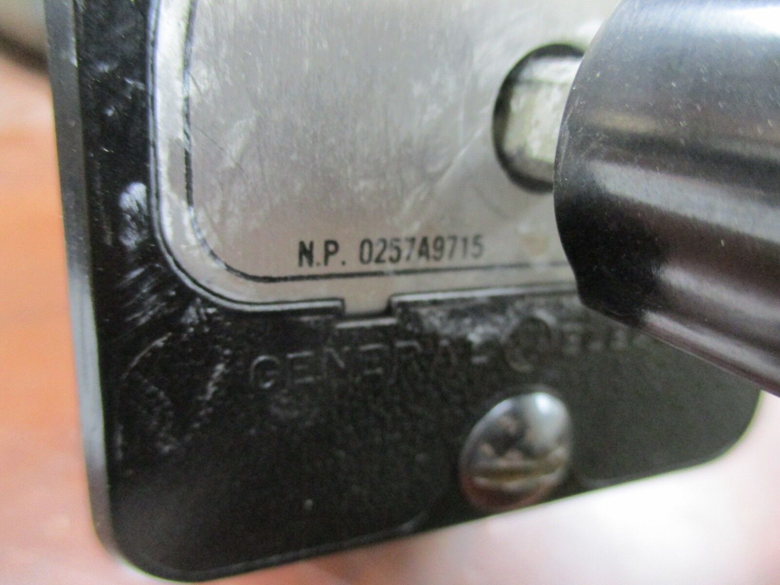 GE Rotary Switch 0257A9715 Used