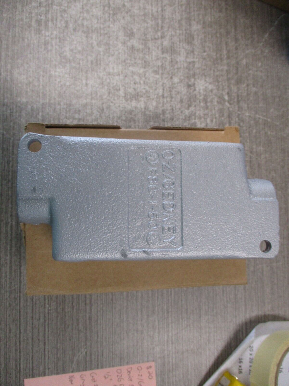 O-Z/Gedney Device Box OZG FSC150 1/2" Cast Iron Gray New Surplus